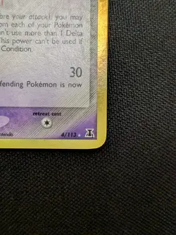 Espeon 4/113 EX Delta Species Stamped Reverse Holo Rare Pokemon Card 2005 LP- - Image 4