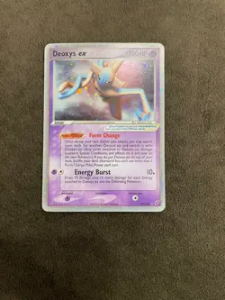Deoxys EX Normal Forme Holo Swirl UR 97/107 2005 ex Deoxys Set Pokemon TCG LP - Image 1