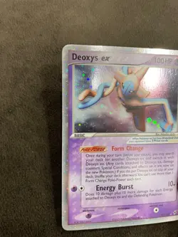Deoxys EX Normal Forme Holo Swirl UR 97/107 2005 ex Deoxys Set Pokemon TCG LP - Image 4