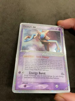 Deoxys EX Normal Forme Holo Swirl UR 97/107 2005 ex Deoxys Set Pokemon TCG LP - Image 5