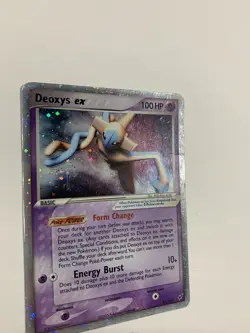 2005 Pokemon Normal Forme Holo Rare Deoxys EX 97/107 VINTAGE GREAT CONDITION! - Image 3