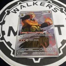Emboar 098/086 Illustration Rare White Flare Non Holo NM Pokemon c2025 WHT en - Image 2