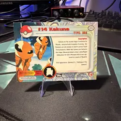 Kakuna #14 - 1999 Pokemon Topps TV Animation LP - Image 3