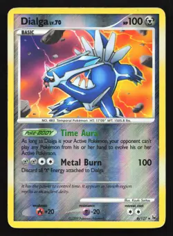 Dialga 6/127 Platinum Reverse Holo Rare Pokemon Card - Image 1