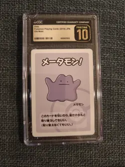 ✨✨✨ CGC 10 Pristine Ditto Old Maid 2019 Japanese Pokemon Card - Image 1