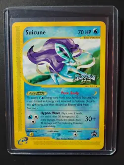 Suicune 53/53 Pokemon 4Ever Non-Holo 2002 WOTC Vintage Black Star Promo Card LP - Image 3