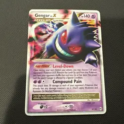 Pokemon TCG Gengar LV.X Platinum Arceus Holo Ultra Rare Card 97/99 2009 - LP - Image 1
