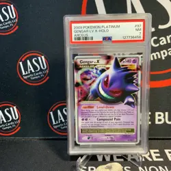 Pokemon Gengar TCG LV.X Platinum Arceus Holo Ultra Rare Card 97/99 2009 PSA 7 - Image 1