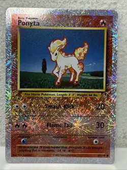 Pokemon TCG 2002 Ponyta 87/110 Legendary Collection Reverse Holo - Image 1