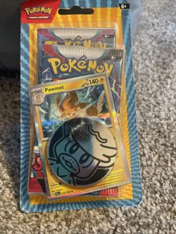 POKEMON TCG 2X BOOSTER PACKS w/ Pawmot Card & Metallic Coin (BRAND NEW SEALED) - Image 1