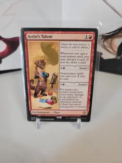 MTG Artist's Talent Rare Card, Regular Light Play Bloomburrow 4 Available - Image 1