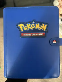 Pokemon Trading Card Binder Blue - Image 1