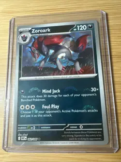 Zoroark Poke Ball #62 Holo Pokemon Sv11W: White Flare Card - Image 1