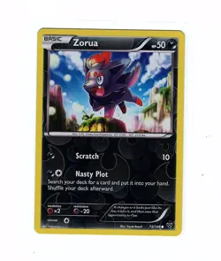 Zorua 72/146 XY Reverse Holo - Pokemon Card NM - Image 1