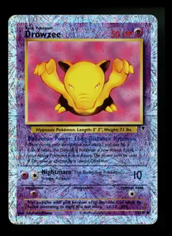 #3 Drowzee 73/110 Legendary Collection 2002 Reverse Holo Pokemon Card TCG - Image 1