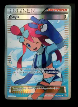 Skyla 149/149 Boundaries Crossed 2012 Full Art Holo Rare Pokemon Card TCG - Image 1