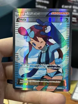 Skyla 149/149 Boundaries Crossed 2012 Full Art Holo Rare Pokemon Card TCG - Image 3