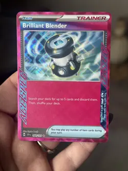 Brilliant Blender 164/191 Surging Sparks Ace Spec Holo Rare Pokemon Card - Image 1