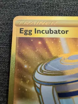 Egg Incubator 087/078 Gold Secret Rare Pokemon GO Trainer Card Mint - Image 2