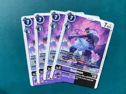 Baalmon EX10-050 Playset Sinister Order Digimon Card Game x4 - Image 1