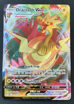 Dracozolt VMAX 059/203 Evolving Skies Ultra Rare Holo Pokemon TCG Card NM - Image 1