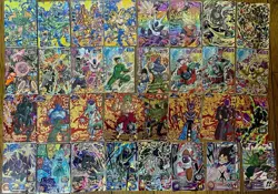 Lot of 32 Dragon Ball Heroes Villains & Boss Cards Japan Bandai Frieza Broly - Image 1