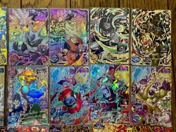 Lot of 32 Dragon Ball Heroes Villains & Boss Cards Japan Bandai Frieza Broly - Image 3