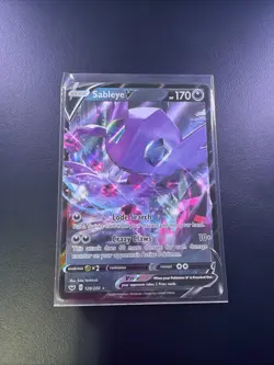Sableye V 120/202 Sword & Shield Ultra Rare Pokemon Card - Image 1