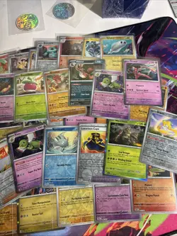 HUGE 40++ Card Pokemon Reverse Holo/holo Lot No Energy No Common All Mint - Image 3