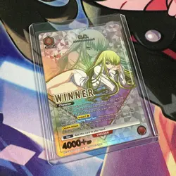 C.C. - Winner Card - Union Arena - Champion Promo English - CGH-1-077 Code Geass - Image 2