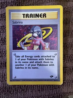 Pokemon Card Sabrina Gym Challenge 20/132 Holo Rare Trainer Ken Sugimori 2000 - Image 1