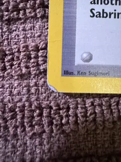 Pokemon Card Sabrina Gym Challenge 20/132 Holo Rare Trainer Ken Sugimori 2000 - Image 3