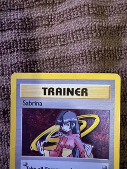 Pokemon Card Sabrina Gym Challenge 20/132 Holo Rare Trainer Ken Sugimori 2000 - Image 4