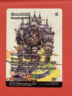 Mtg FCA Final Fantasy - Giant Babil Traxos Scourge of Kroog-NM - Image 1