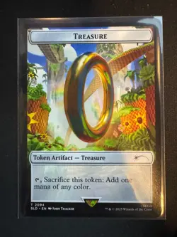 MTG SONIC - Treasure Token (2094) Secret Lair Drop Regular - Image 1