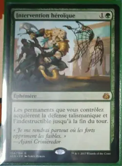 mtg magic m21 2021 aether revolt heroic intervention heroique FRENCH vf fr - Image 1