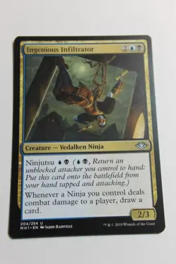 MTG Ingenious Infiltrator x1- -Modern Horizons-Lightly Played - Image 1