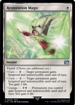 Restoration Magic Final Fantasy Magic MTG NM - Image 1
