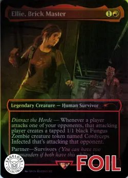 MTG Ellie, Brick Master (2197) | NM Foil | Secret Lair Last of Us {SLD} - Image 1