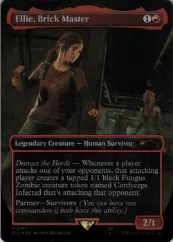 MTG Ellie, Brick Master (2197) | NM Foil | Secret Lair Last of Us {SLD} - Image 2