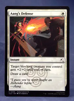 Aang's Defense -MTG- Avatar: The Last Airbender: Eternal-Legal - NM - Image 1