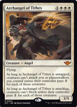 Archangel of Tithes M Outlaws of Thunder Junction 2 NM - Image 1