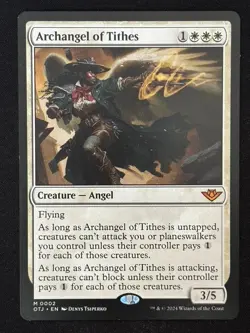 1x MTG Archangel of Tithes - Outlaws of Thunder Junction (OTJ) #2 - Magic - Image 5