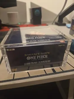 One Piece Romance Dawn Booster Box OP-01 Blue Bottom Sealed with Acrylic Case - Image 3