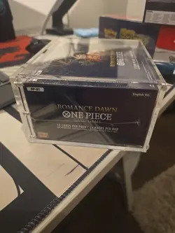 One Piece Romance Dawn Booster Box OP-01 Blue Bottom Sealed with Acrylic Case - Image 4