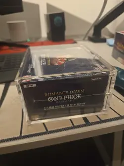 One Piece Romance Dawn Booster Box OP-01 Blue Bottom Sealed with Acrylic Case - Image 5