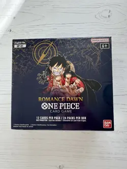 One Piece Romance Dawn Booster Box OP-01 Blue Bottom Sealed with Acrylic Case - Image 2