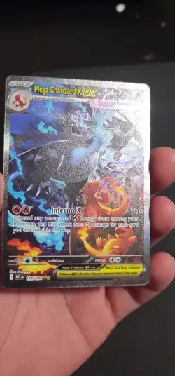 Mega Charizard X EX SIR 125/094 (English) Phantasmal Flames Pokemon TCG - Image 2
