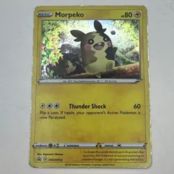 Morpeko SWSH Black Star Promo SWSH012 Holo Promo Pokemon TCG - Image 1
