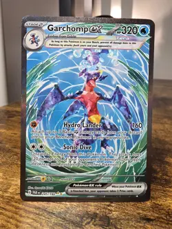 Pokemon TCG Garchomp ex 245/182 SV04: Paradox Rift Holo (English) - NM - Image 1